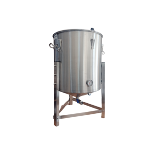 Fermentador Cónico de 100 L con Enfriador en acero inoxidable