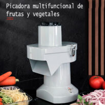 Picadora eléctrica multiusos - Corta cubos, rebanadas y tiras a la Juliana