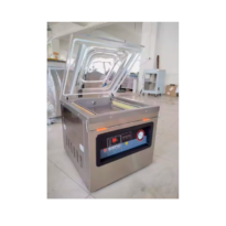 Máquina de empaque al vacío comercial de doble barra de sellado