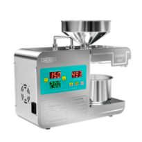 4-6 kg/h - Extractor o prensa de aceite de 4-6 kg/h con regulación de temperatura digital
