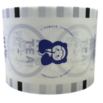 Rollo de film para selladora de vasos de papel y PP